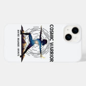 Cosmic Yoga Warrior | Galaxy Body Pose Case-Mate iPhoneケース (裏面 (横))