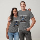 Cosmic Yoga Warrior | Galaxy Body Pose Tシャツ (ユニセックス)