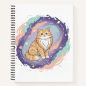 Cosmic Zodiac Cat Notebook ノートブック (正面)