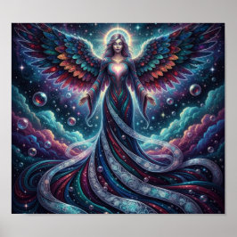 CosmicBubblesAngel ポスター