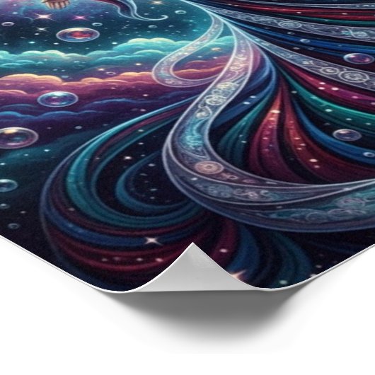 CosmicBubblesAngel ポスター (角)