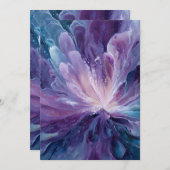 CosmicFlower サンキューカード (正面/裏面)