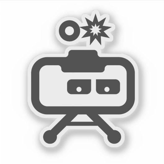 Cosmicity Logobot 3" Sticker, 6 ct. シール (正面)