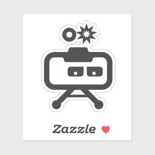 Cosmicity Logobot 3" Sticker, 6 ct. シール (シート)