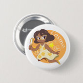 Cosmo宇宙の探偵 缶バッジ (正面&裏面)