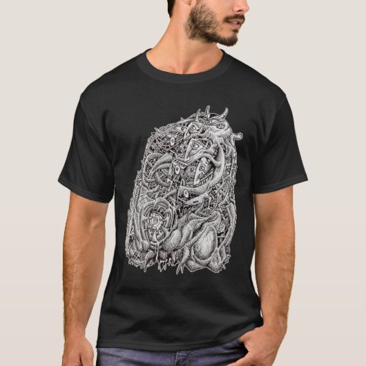Cosmographic Head、Brian Benson著 Tシャツ (正面)
