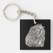 Cosmographic Head by Brian Benson キーホルダー (正面)