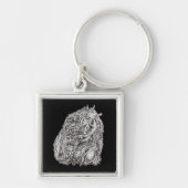 Cosmographic Head by Brian Benson キーホルダー (正面)