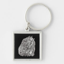 Cosmographic Head by Brian Benson キーホルダー