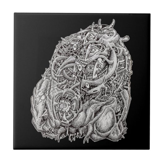 Cosmographic Head by Brian Benson, Tile タイル (正面)