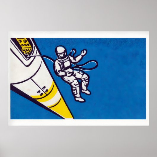 Cosmonaut - Matchbox Print - Aesthetic Wall Art ポスター (正面)