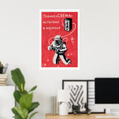 Cosmonaut Taking Photo - Matchbox Print ポスター (ホームオフィス)