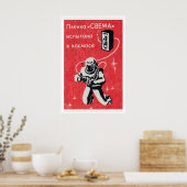 Cosmonaut Taking Photo - Matchbox Print ポスター (キッチン)