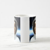 Cosmonaute lunaire コーヒーマグカップ (中央)