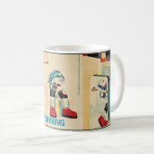 Cosmonutの"火星の朝"のコーヒー・マグ コーヒーマグカップ (正面右)