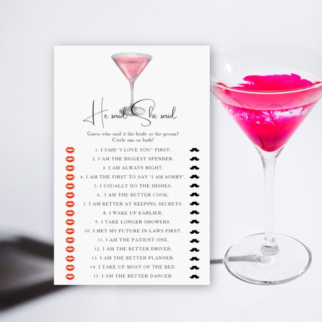 Cosmopolitan Bridal shower He said she said (クリエイターアップロード済み)