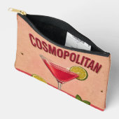 Cosmopolitan Cocktail Pink Martini Bar Decor アクセサリーポーチ (見開き)