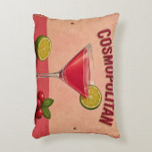 Cosmopolitan Cocktail Pink Martini Bar Decor  アクセントクッション (正面(垂直))