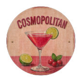 Cosmopolitan Cocktail Pink Martini Bar Decor カッティングボード (正面)