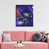 Cosmosの骨格姿 キャンバスプリント (インサイチュ (リビング))