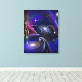 Cosmosの骨格姿 キャンバスプリント (インサイチュ (ウッドフロア))