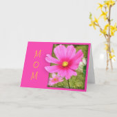 Cosmosマザーズデイカード カード (黄色い花)