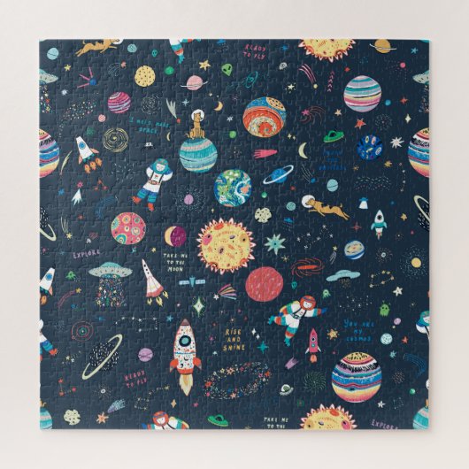 Cosmos宇宙:手書き ジグソーパズル (縦)