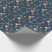 Cosmos宇宙:手書き ラッピングペーパー (角)