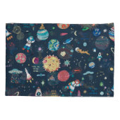 Cosmos宇宙：手書き 枕カバー (裏面)