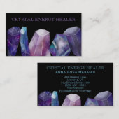 * Cosmos宝石の水彩宝石の宇宙の結晶 名刺 (正面/裏面)