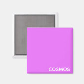 Cosmos紫の色名 マグネット (正面/裏面)