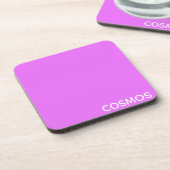 Cosmos紫色の色名 コースター (左側)