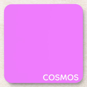 Cosmos紫色の色名 コースター