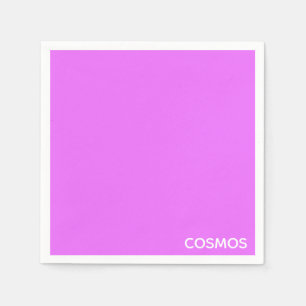 Cosmos紫色の色名 スタンダードカクテルナプキン