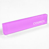 Cosmos紫色の色名 デスクネームプレート