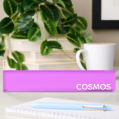 Cosmos紫色の色名 デスクネームプレート