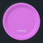 Cosmos紫色の色名 ペーパープレート<br><div class="desc">Cosmos紫色の色名</div>