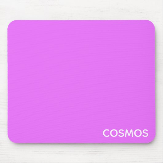 Cosmos紫色の色名 マウスパッド (正面)
