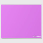 Cosmos紫色の色名 ラッピングペーパー (フラット)