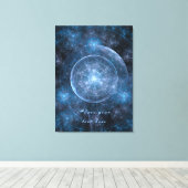 Cosmos背景001 キャンバスプリント (インサイチュ (ウッドフロア))