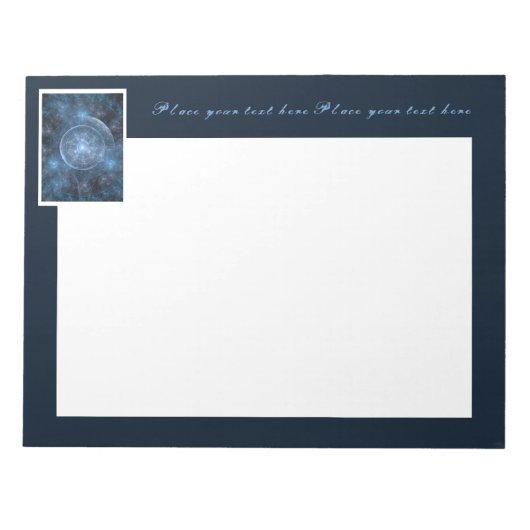 Cosmos背景001 ノートパッド (正面)