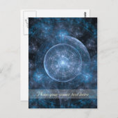 Cosmos背景001 ポストカード (正面/裏面)