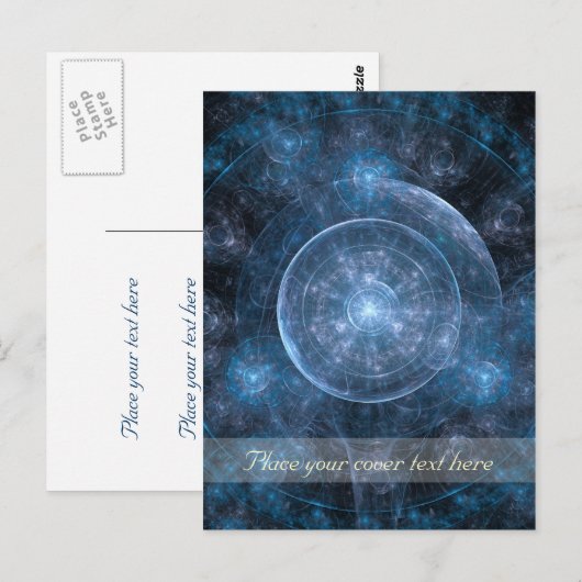 Cosmos背景001 ポストカード (正面/裏面)
