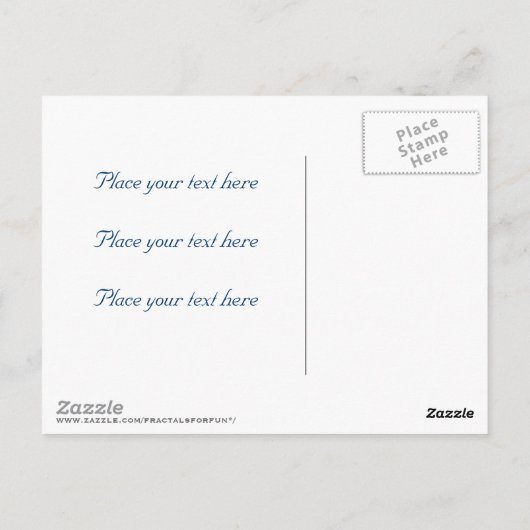 Cosmos背景001 ポストカード (裏面)