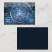 Cosmos背景001 名刺 (正面/裏面)