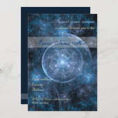 Cosmos背景001 招待状 (正面/裏面)