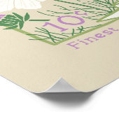 Cosmos花シードパケットポスター ポスター (角)