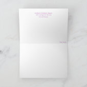 Cosmos花 – 感謝：引用文 カード (内部)