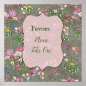 Cosmos荒野ワイルドフラワーポスター ポスター (正面)