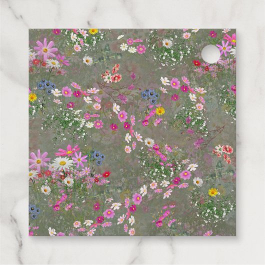 Cosmos荒野 – 花ナプキンスフォイルギフトT フェイバータグ (裏面)